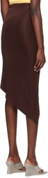 Louisa Ballou Brown Coastline Maxi Skirt