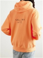 Gallery Dept. - Logo-Print Cotton-Jersey Hoodie - Orange