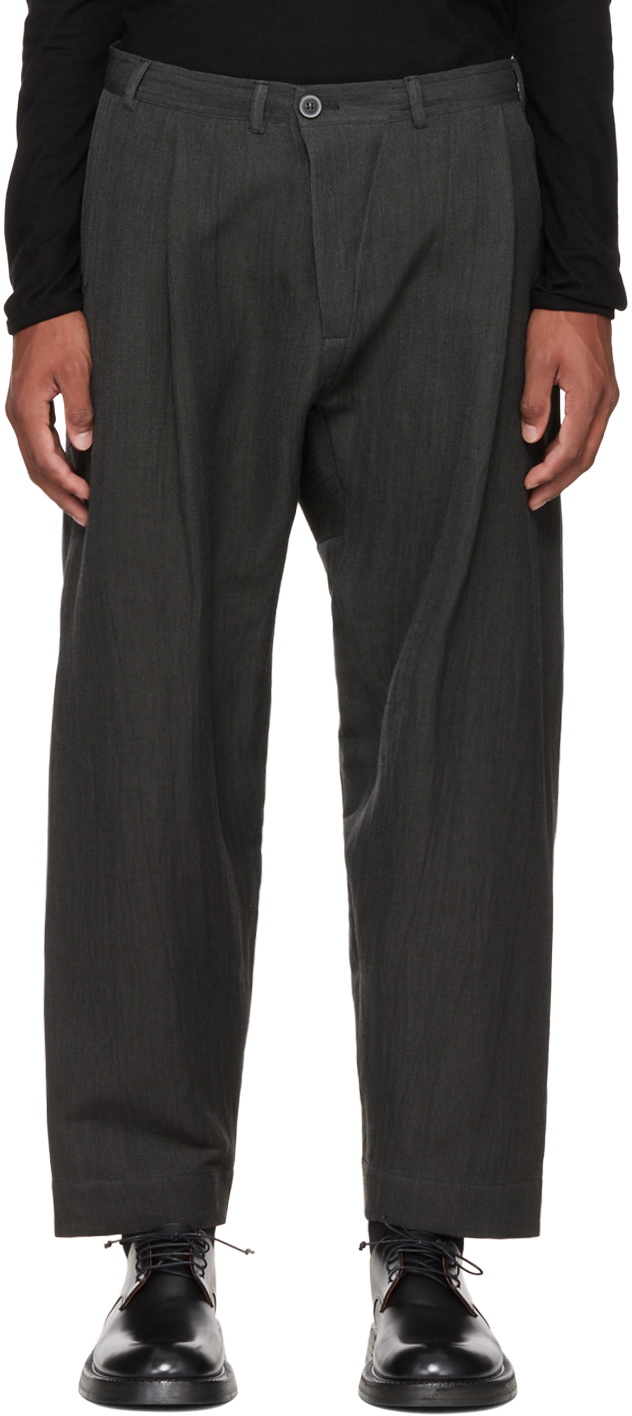 Jan-Jan Van Essche Gray #68 Trousers Jan-Jan Van Essche