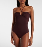 Tory Burch Keyhole halterneck swimsuit