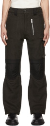 ADYAR SSENSE Exclusive Brown & Black Utility Cargo Pants