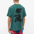 By Parra Men's Backwards T-Shirt in Green