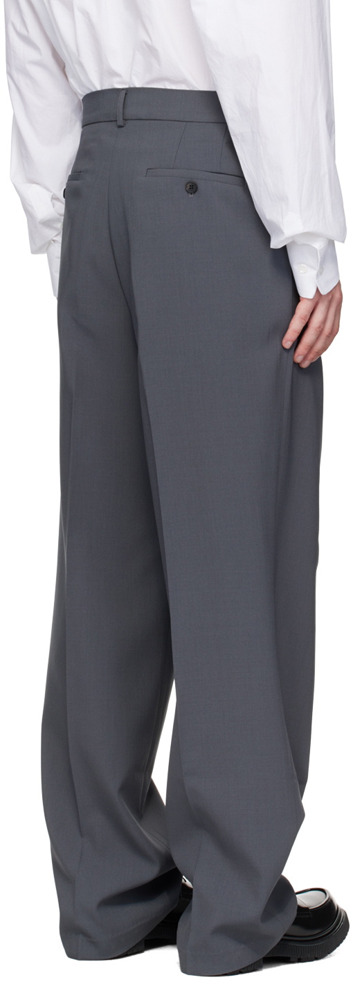 The Frankie Shop Gray Beo Trousers