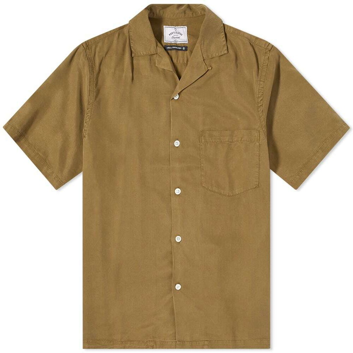 Photo: Portuguese Flannel Men's Dogtown Vacation Shirt in Olive