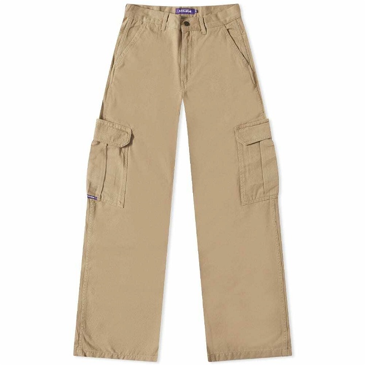 Photo: Fucking Awesome Men's Contacts Baggy Cargo Pant in Khaki
