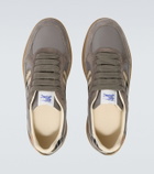 Burberry Terrace leather and suede sneakers