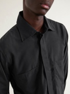 Saman Amel - Silk Overshirt - Black