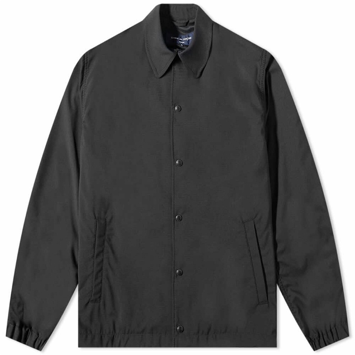 Photo: Comme des Garçons Homme Men's Nylon Coaches Jacket in Black