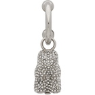 Safsafu Silver Single Gummy Bear Strass Earring