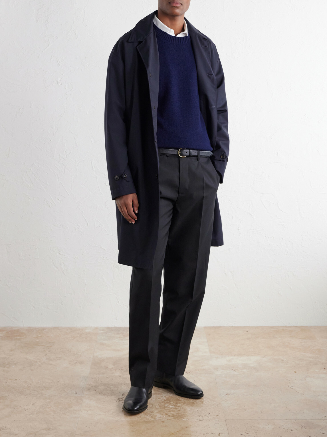 Boglioli - Wool and Cashmere-Blend Sweater - Blue