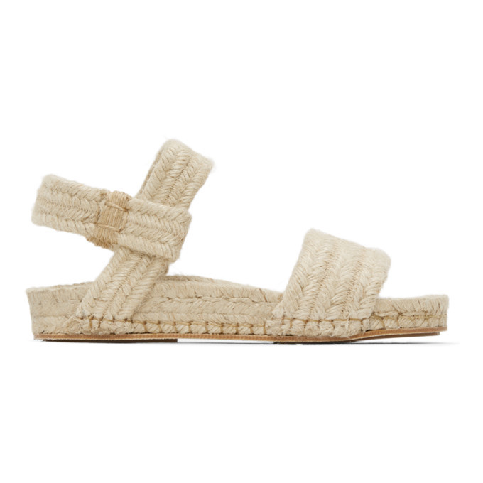 Cherevichkiotvichki Beige Woven Sandals