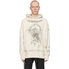 Givenchy Beige Oversized Graphic Hoodie