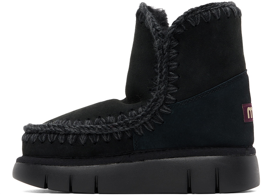 Mou Black 18 Bounce Ankle Boots