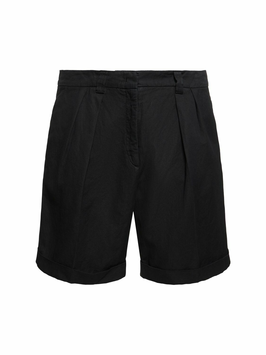 ASPESI Cotton Gabardine Knee Length Shorts Aspesi