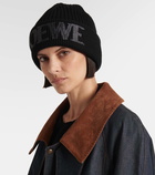 Loewe Logo wool beanie