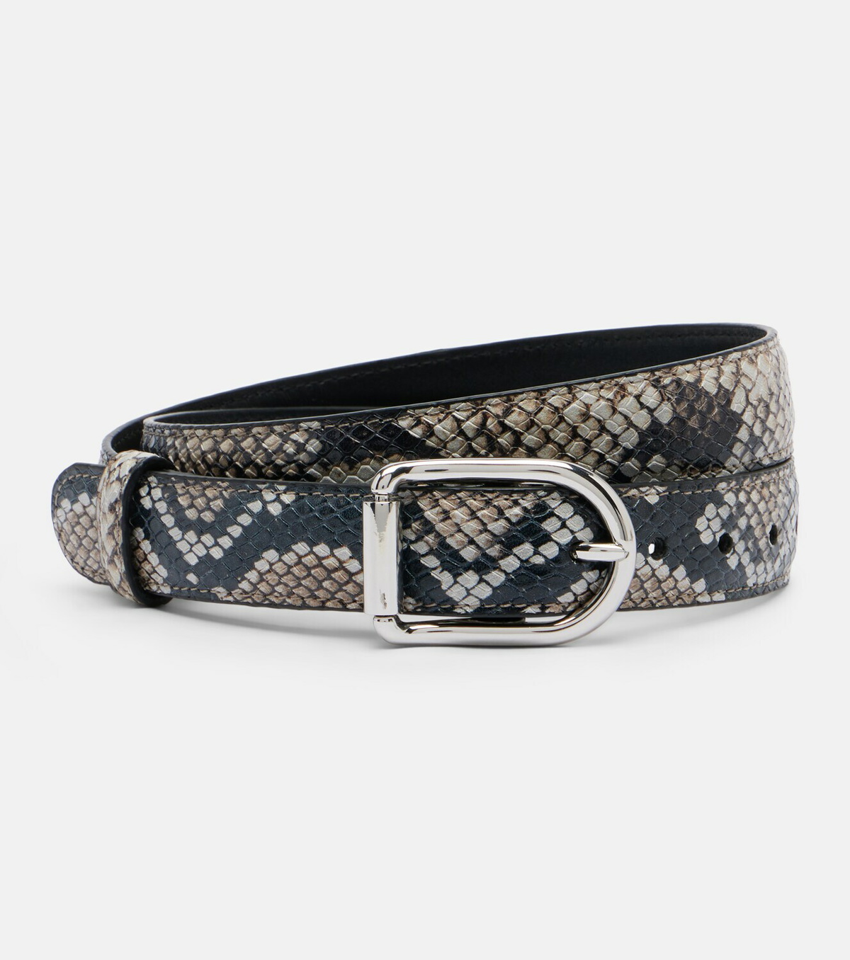 Altuzarra Snake-effect leather belt