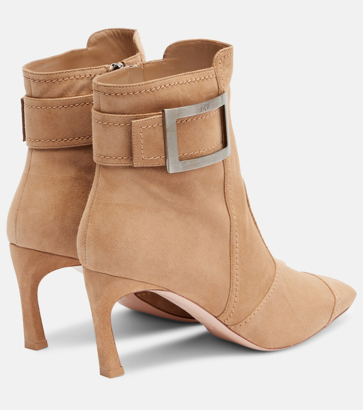 Roger Vivier Trompette suede ankle boots