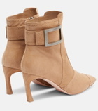 Roger Vivier Trompette suede ankle boots