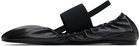 ALAINPAUL Black Merce Ballerina Loafers