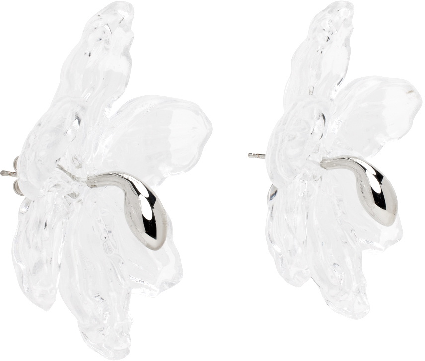 HUGO KREIT Transparent Iris Earrings