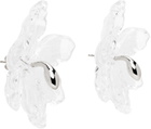 HUGO KREIT Transparent Iris Earrings