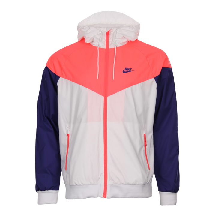 Photo: Windrunner Jacket - White / Pink