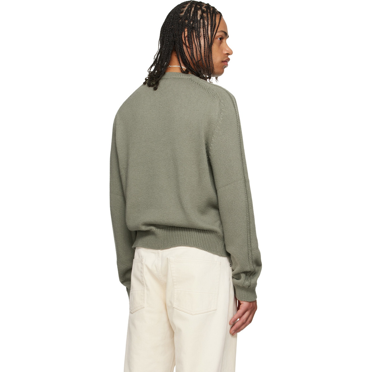 OUR LEGACY Gray True Roundneck Sweater