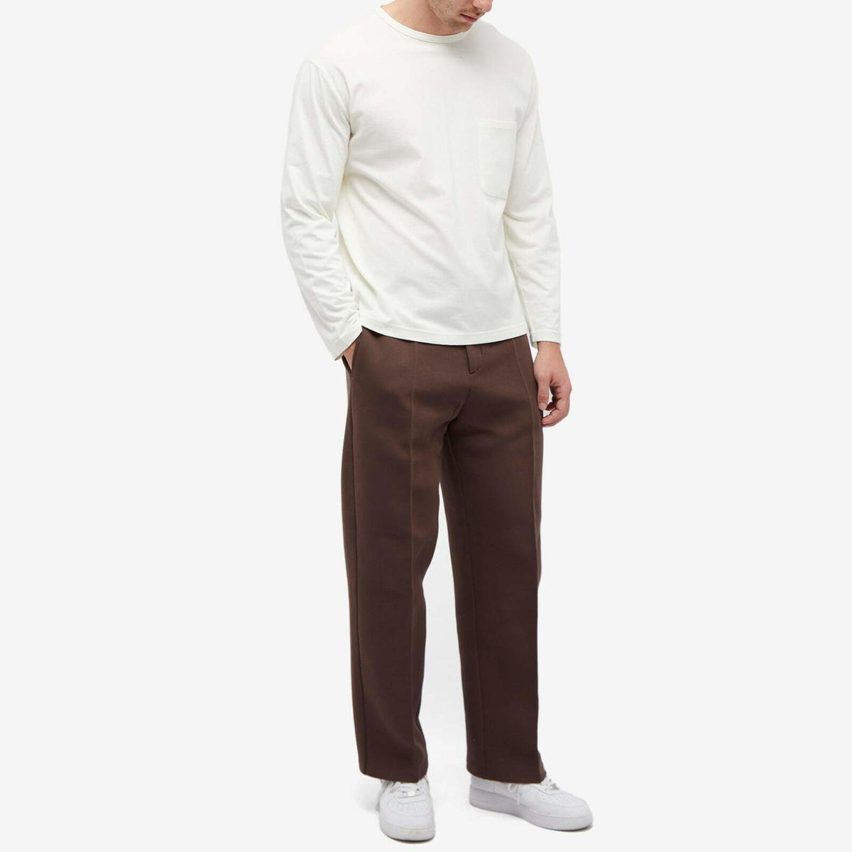 Jogger Pants Nike Solo Swoosh Men's Fleece Pants Baroque Brown