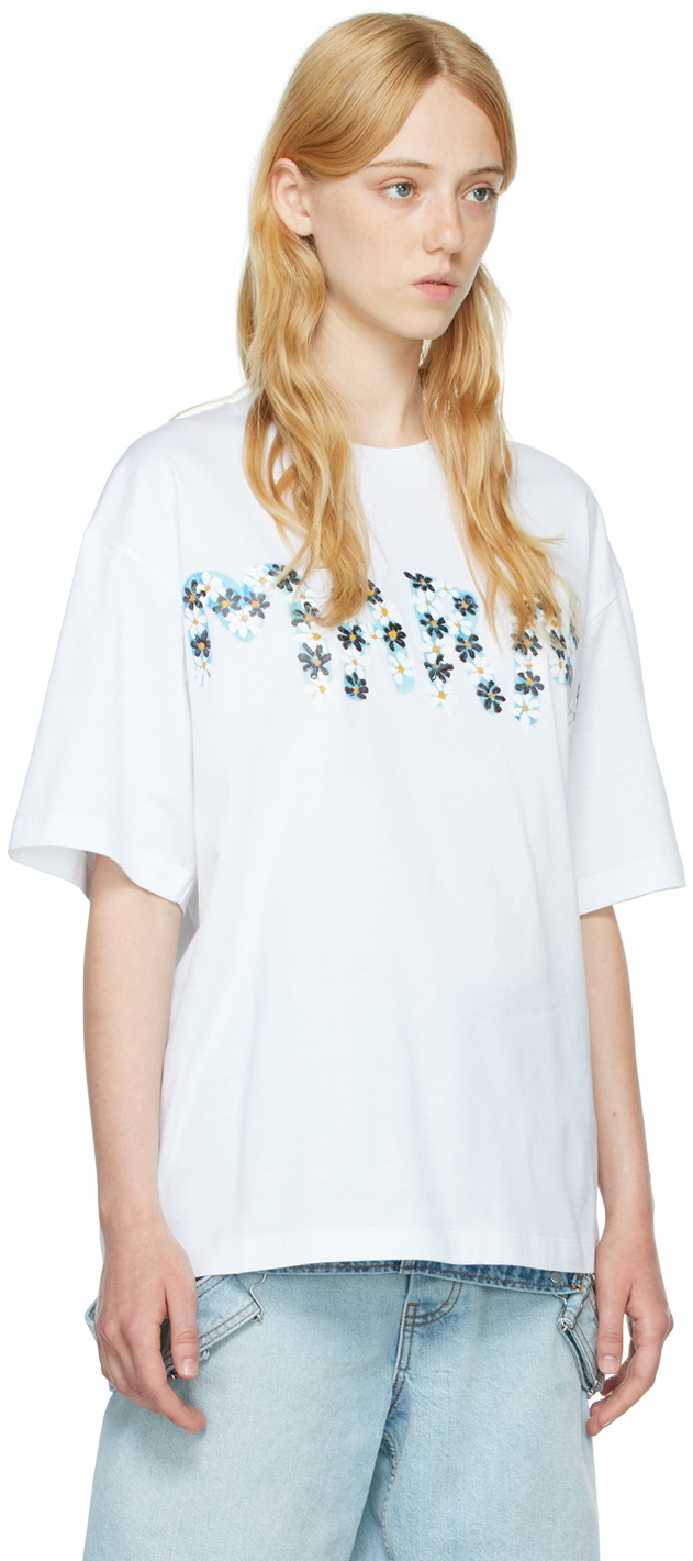 Marni White Cotton T-Shirt Marni