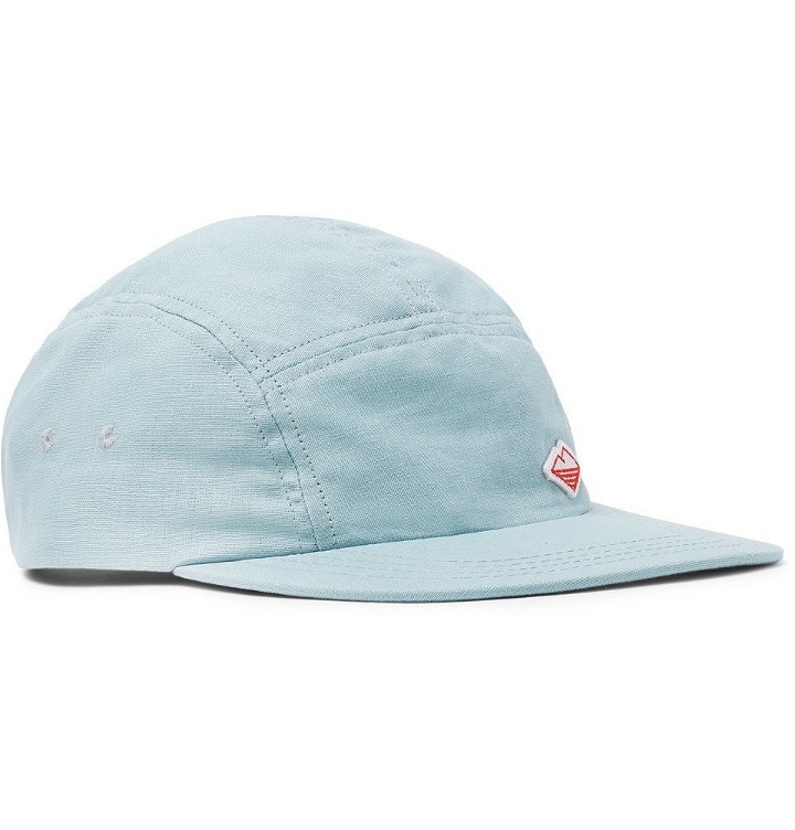 Photo: Battenwear - Logo-Embroidered Linen and Cotton-Blend Baseball Cap - Sky blue