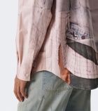 Acne Studios Trompe-l'œil cotton poplin shirt