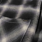 AMIRI Men's Core Shadow Plaid Shirt in Black