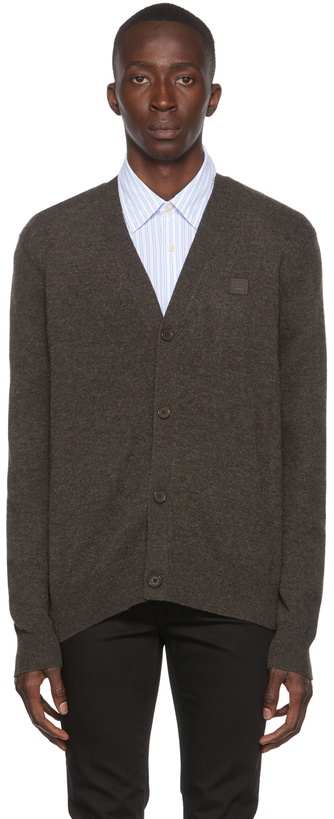 Photo: Acne Studios Brown Wool Cardigan