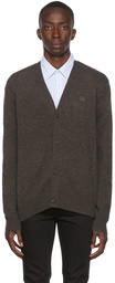 Acne Studios Brown Wool Cardigan