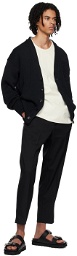 Jil Sander Black Buttoned Cardigan