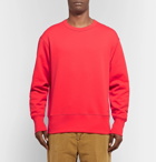Acne Studios - Fayze Logo-Print Loopback Cotton-Jersey Sweatshirt - Men - Red
