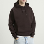 Drôle de Monsieur Men's Drole De Monsieur Classic Slogan Hoodie in Dark Brown