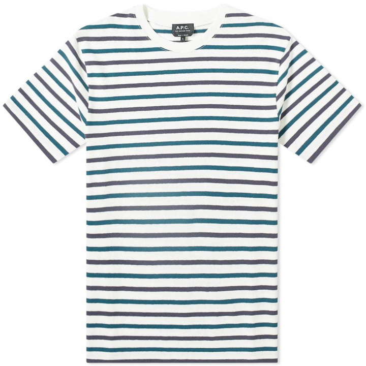 Photo: A.P.C. Micro Stripe Tee