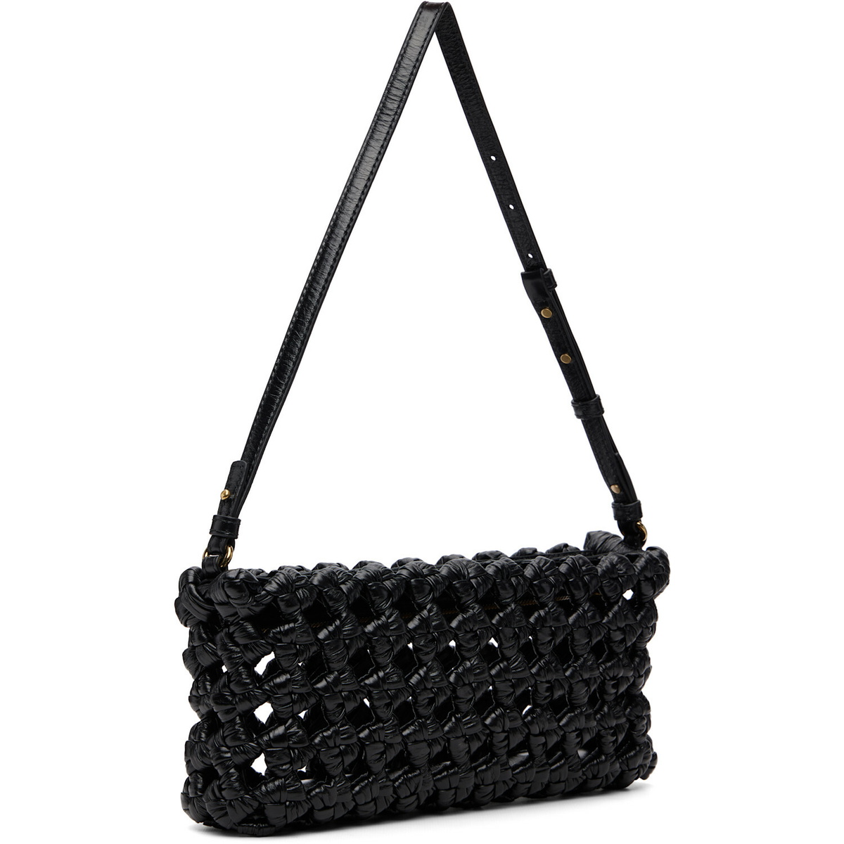 Bottega Veneta Black Square Knot 20 Bag