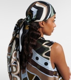 Pucci Marmo silk twill scarf