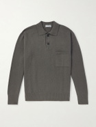 Margaret Howell - Merino Wool and Cashmere-Blend Polo Sweater - Brown
