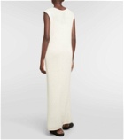 The Row Folosa knitted silk maxi dress