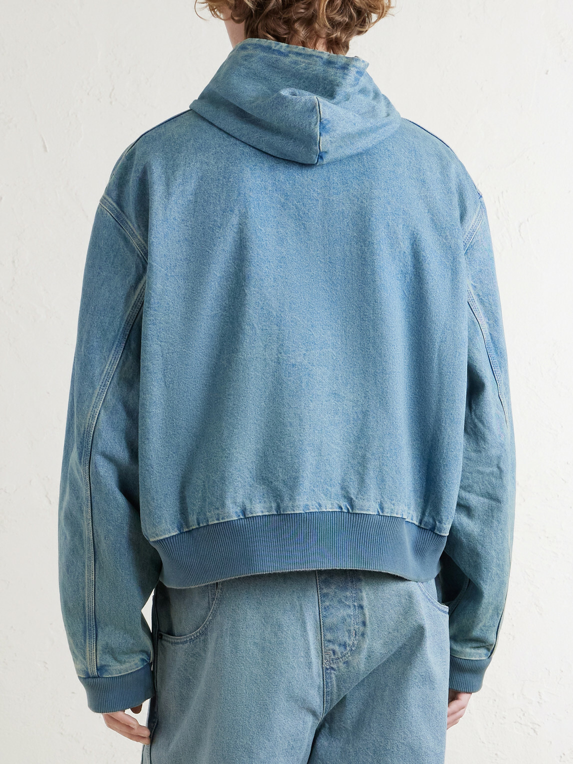 VETEMENTS - Hooded Denim Jacket - Blue