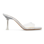 Magda Butrym Transparent and Silver Estonia Heeled Sandals