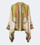La DoubleJ Foulard printed silk twill shirt
