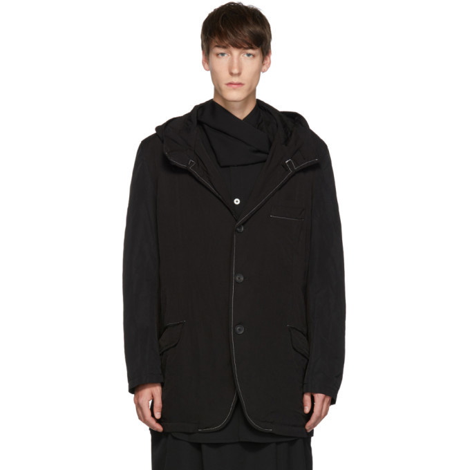 Photo: Yohji Yamamoto Black Hooded Jacket