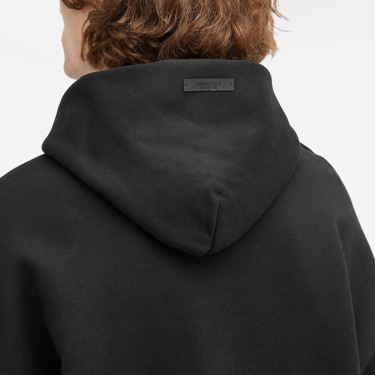 【ESSENTIALS】FLEECE HOODIE / BLACK(192HO246250F) Essentials Fleece Hoodie - Black – Kith