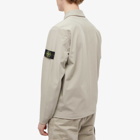 Stone Island Men's Light Soft Shell-R Jacket in Dove Grey