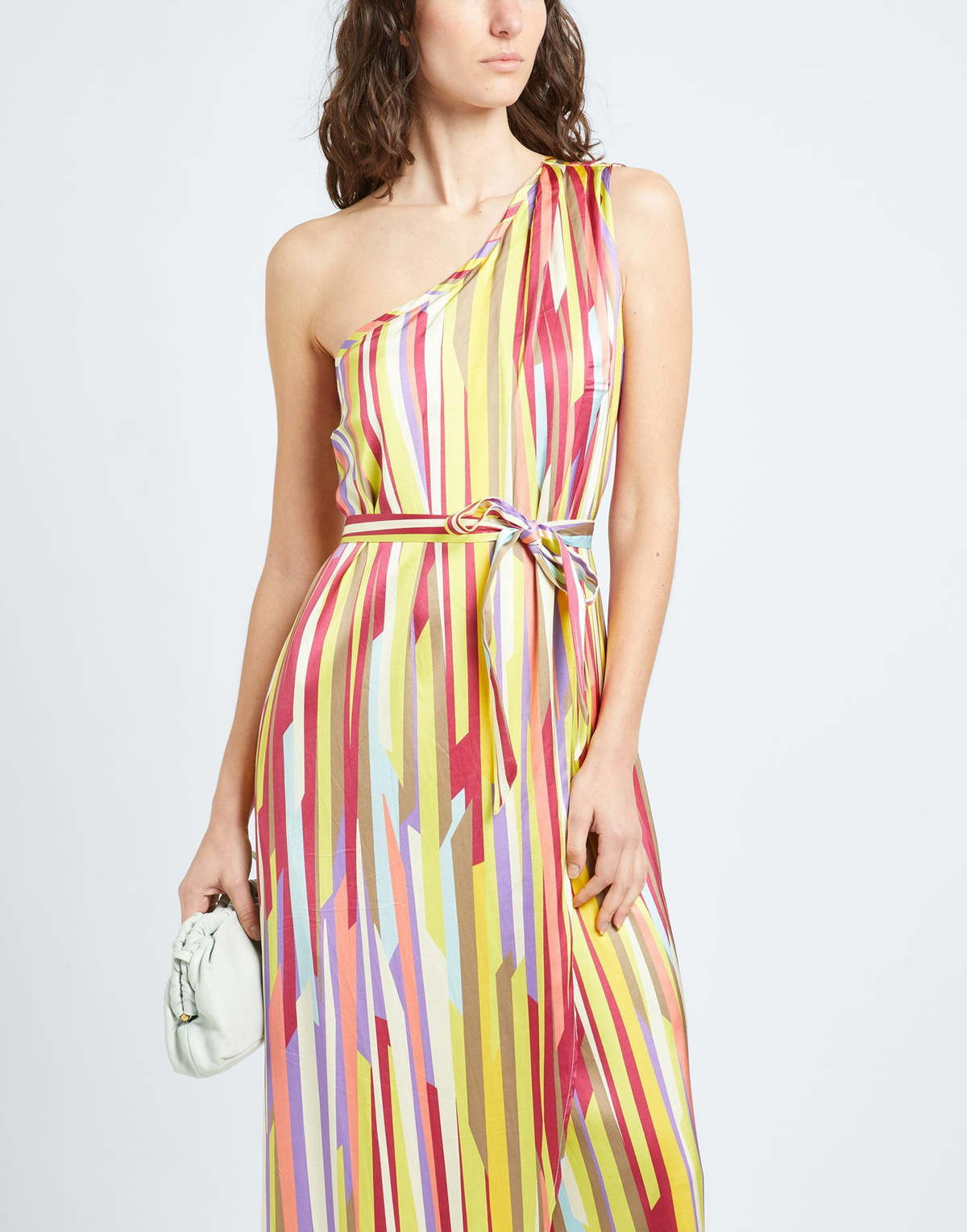 Manila Grace Womens Maxi dress in Yellow