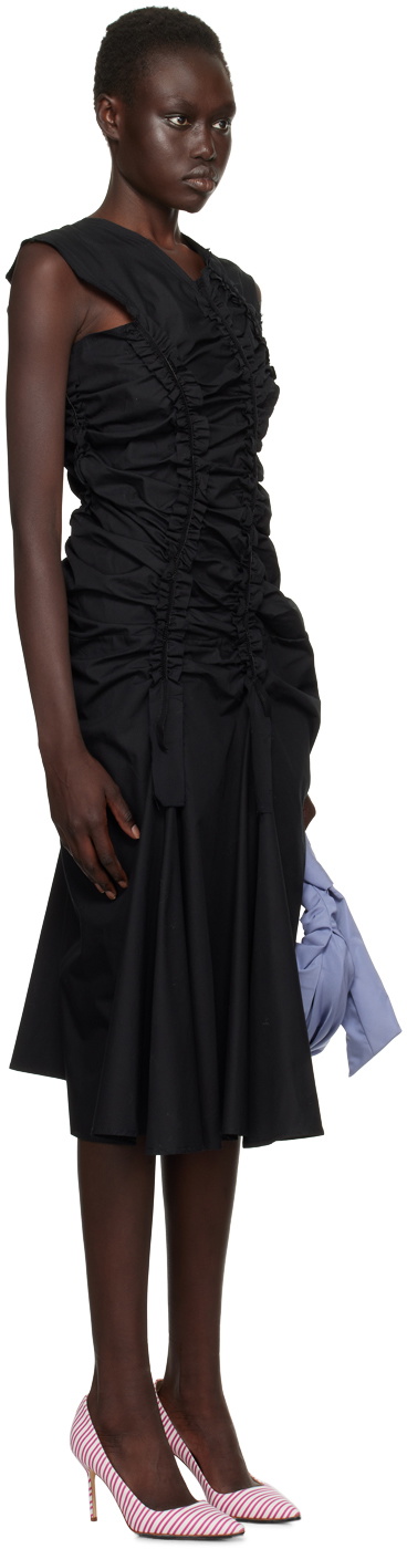 Renaissance Renaissance Black Kyra Midi Dress